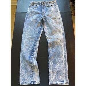 Vintage Formula 1 Acid Wash Jeans Mens 30x34 Made in USA Straight Leg Blue Denim